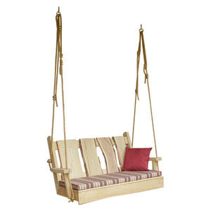 Timberland Swing with Rope Porch Swing