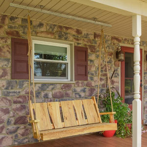 Timberland Swing with Rope Porch Swing