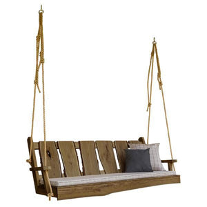 Timberland Swing with Rope Porch Swing