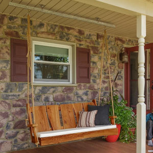 Timberland Swing with Rope Porch Swing