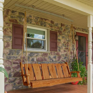 Timberland Swing with Rope Porch Swing