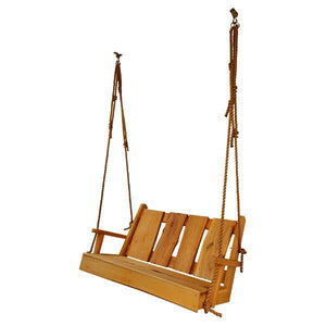 Timberland Swing with Rope Porch Swing