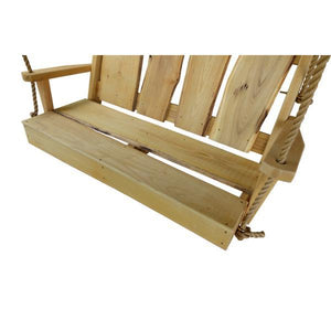 Timberland Swing with Rope Porch Swing