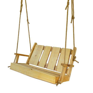 Timberland Swing with Rope Porch Swing