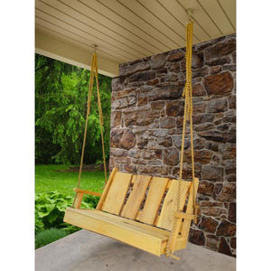 Timberland Swing with Rope Porch Swing
