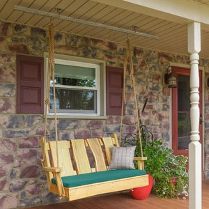 Timberland Swing with Rope Porch Swing