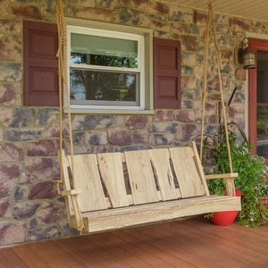 Timberland Swing with Rope Porch Swing