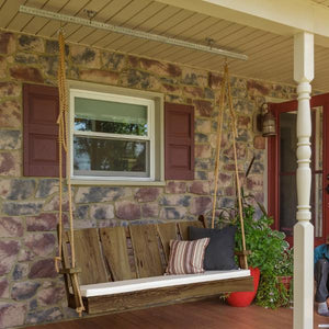 Timberland Swing with Rope Porch Swing