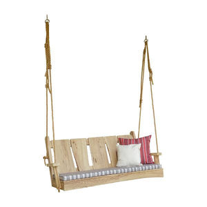 Timberland Swing with Rope Porch Swing