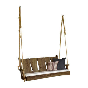 Timberland Swing with Rope Porch Swing