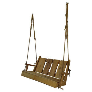 Timberland Swing with Rope Porch Swing