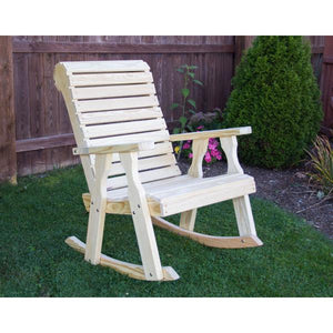 Treated Pine Rollback Rocking Chair Rocking Chair