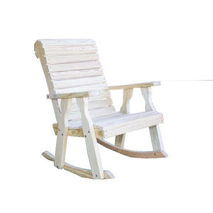 Treated Pine Rollback Rocking Chair Rocking Chair