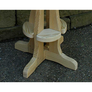 Treated Pine Star Design Pub Stool Stool