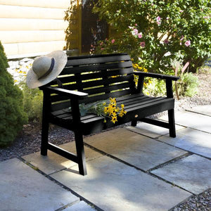 USA Weatherly Synthetic Wood Garden Bench Garden Bench