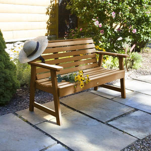 USA Weatherly Synthetic Wood Garden Bench Garden Bench