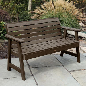 USA Weatherly Synthetic Wood Garden Bench Garden Bench