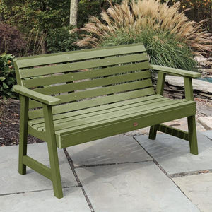 USA Weatherly Synthetic Wood Garden Bench Garden Bench