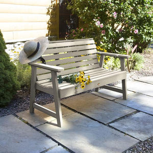 USA Weatherly Synthetic Wood Garden Bench Garden Bench