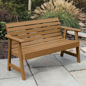 USA Weatherly Synthetic Wood Garden Bench Garden Bench