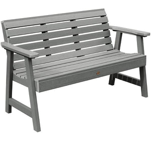 USA Weatherly Synthetic Wood Garden Bench Garden Bench