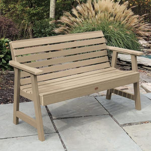 USA Weatherly Synthetic Wood Garden Bench Garden Bench