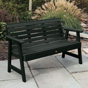 USA Weatherly Synthetic Wood Garden Bench Garden Bench