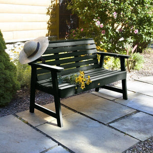 USA Weatherly Synthetic Wood Garden Bench Garden Bench