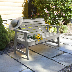 USA Weatherly Synthetic Wood Garden Bench Garden Bench
