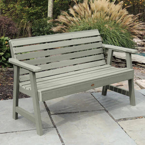 USA Weatherly Synthetic Wood Garden Bench Garden Bench