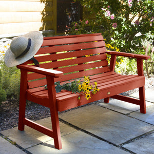USA Weatherly Synthetic Wood Garden Bench Garden Bench