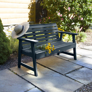 USA Weatherly Synthetic Wood Garden Bench Garden Bench
