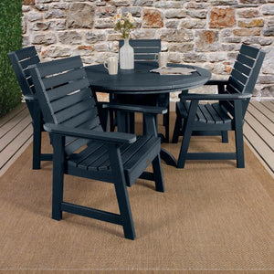 Weatherly 5pc Round Dining Height Table Set Dining Set