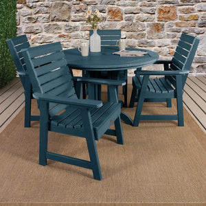 Weatherly 5pc Round Dining Height Table Set Dining Set
