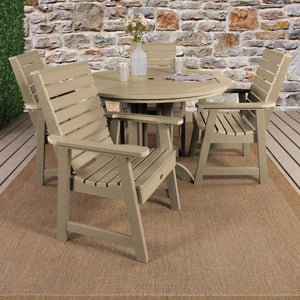 Weatherly 5pc Round Dining Height Table Set Dining Set