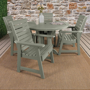 Weatherly 5pc Round Dining Height Table Set Dining Set