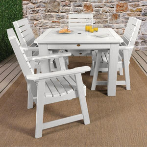 Weatherly 5pc Square Dining Table Set Dining Set