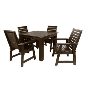 Weatherly 5pc Square Dining Table Set Dining Set