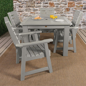 Weatherly 5pc Square Dining Table Set Dining Set