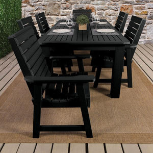Weatherly 7pc Rectangular Outdoor Dining Set Dining Set