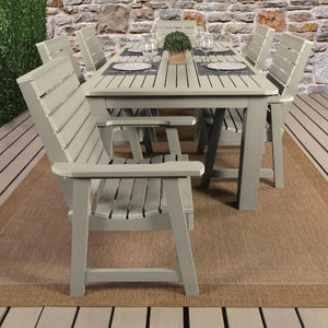 Weatherly 7pc Rectangular Outdoor Dining Set Dining Set