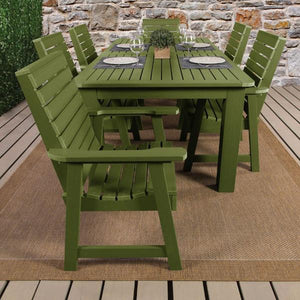 Weatherly 7pc Rectangular Outdoor Dining Set Dining Set