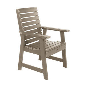Weatherly Outdoor Counter Height Armchair Dining Chair Woodland Brown
