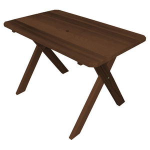Western Red Cedar Crossleg Table Outdoor Tables