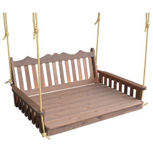 Western Red Cedar Royal English Garden Swingbed Porch Swing Bed