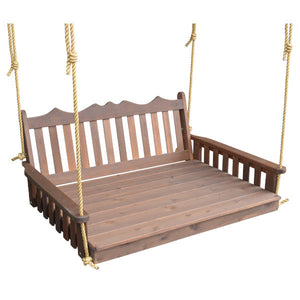 Western Red Cedar Royal English Garden Swingbed Porch Swing Bed