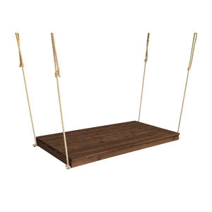 Western Red Cedar Twin Mattress Newport Bed Porch Swing Bed Mushroom Stain