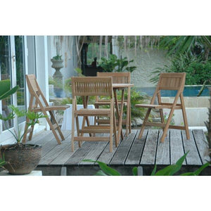 Windsor 5-Pieces Folding Round Bistro Set Dining Set