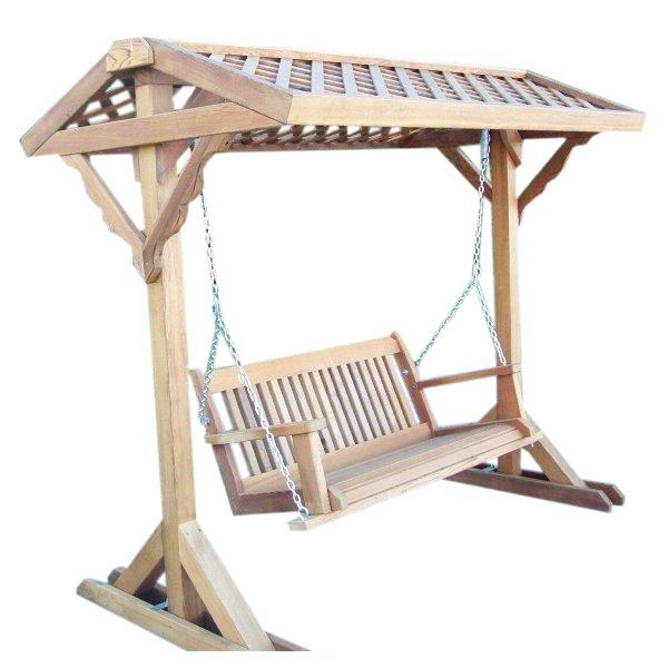 Yard Frame with Roof Swing Frame