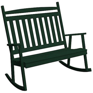 Yellow Pine Double Classic Porch Rocker - The Charming Bench Company